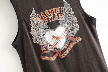 Dancing Outlaw Graphic Tank Top