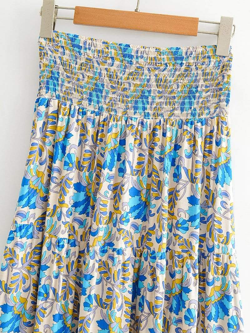 Daru High Waist Floral Skirt