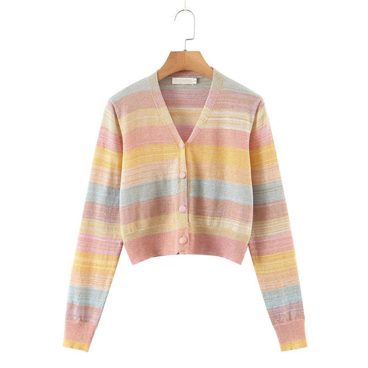 Delia Cropped Top Cardigan