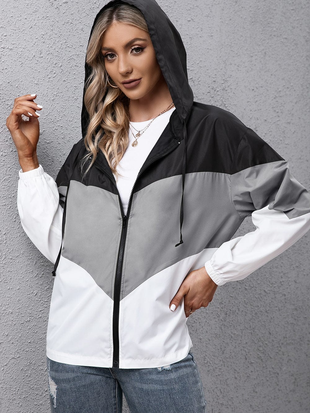 Diora Hooded Rain Jacket