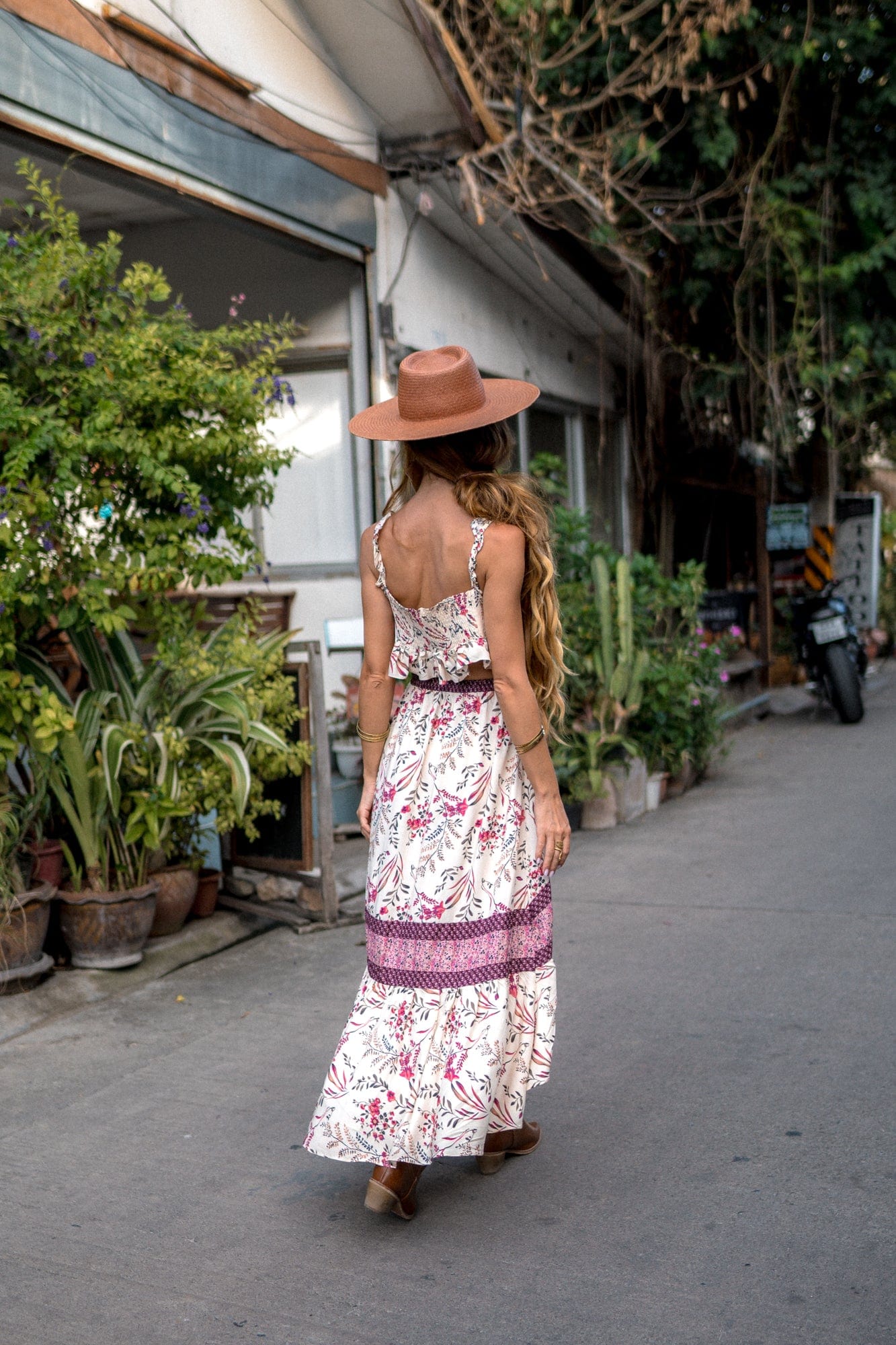 Dreamer Top & Skirt Set in Pink