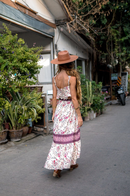 Dreamer Top & Skirt Set in Pink