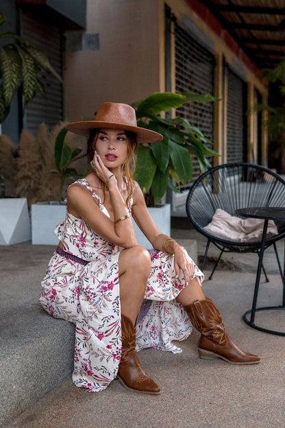 Dreamer Top & Skirt Set in Pink