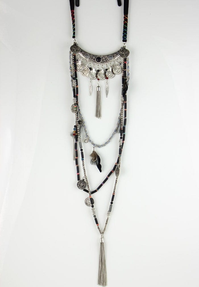 Earthly Gypsy Statement Long Necklace