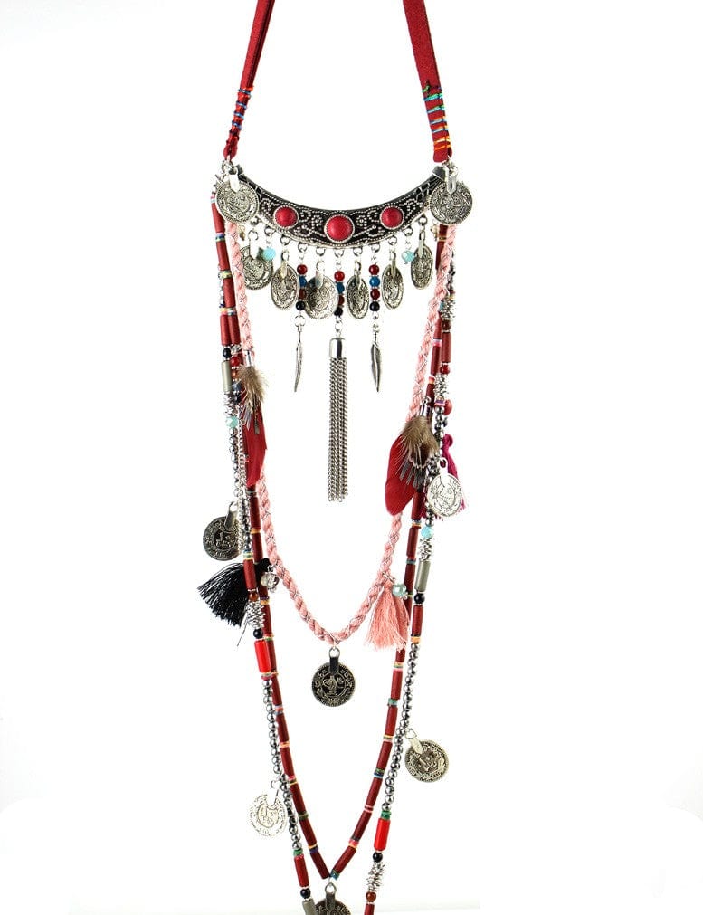 Earthly Gypsy Statement Long Necklace