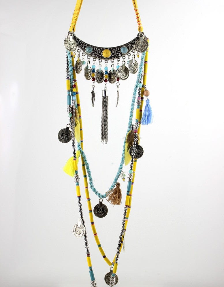 Earthly Gypsy Statement Long Necklace