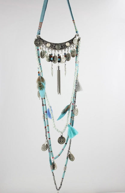 Earthly Gypsy Statement Long Necklace