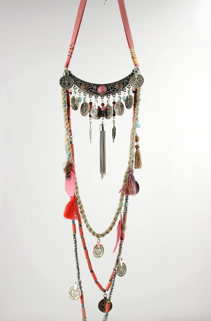 Earthly Gypsy Statement Long Necklace