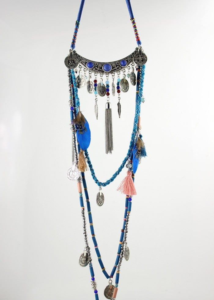 Earthly Gypsy Statement Long Necklace