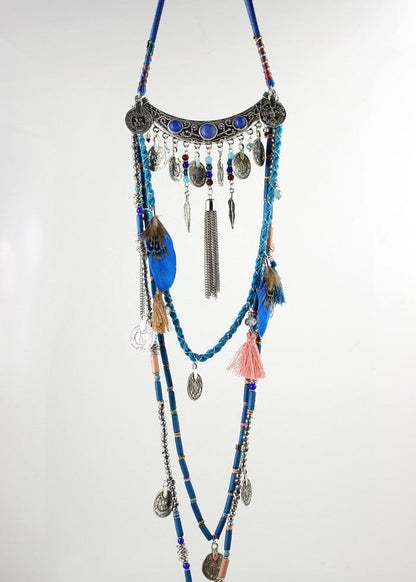 Earthly Gypsy Statement Long Necklace