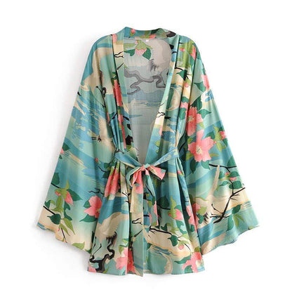 Emerald Floral Kimono