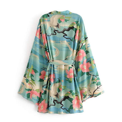 Emerald Floral Kimono