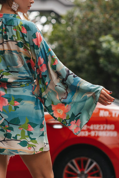 Emerald Floral Kimono