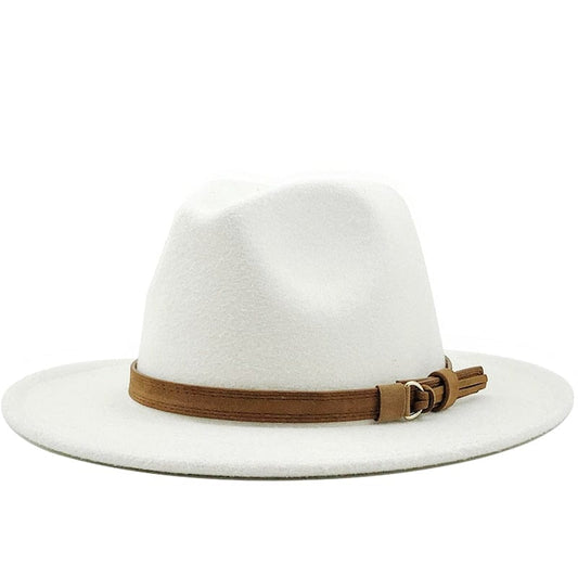 Eridian Fedora Hat With Leather Ribbon