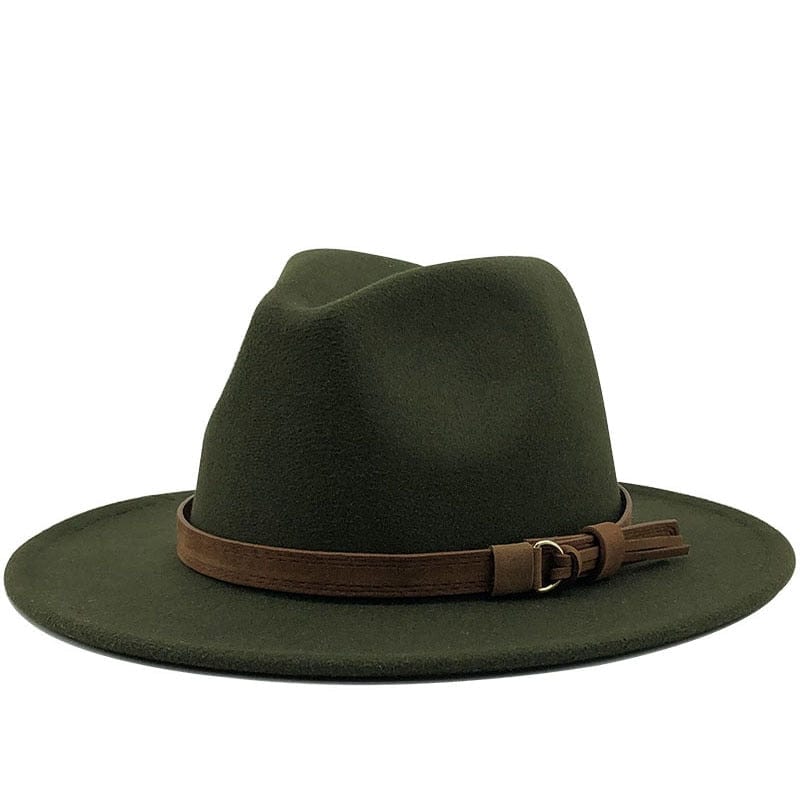 Eridian Fedora Hat With Leather Ribbon