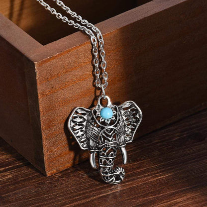 Ethnic Design Elephant Necklace