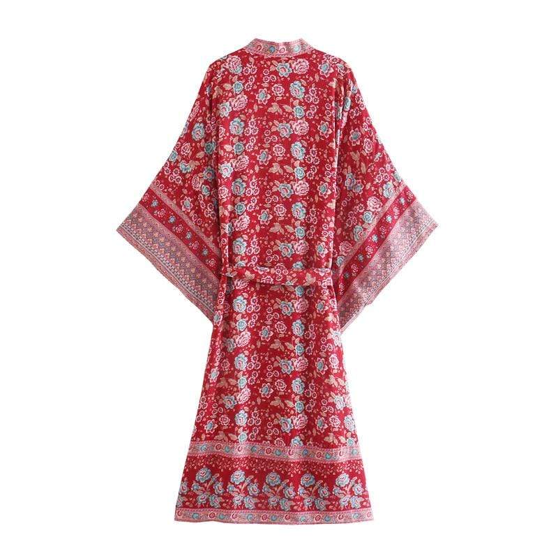 Fabrizia Kimono in Red