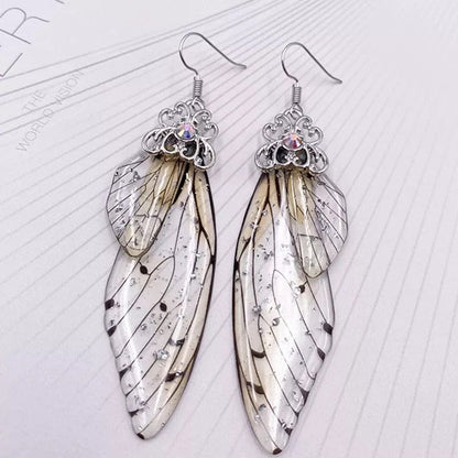 Fairy Wing Statement Earrings