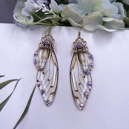 Fairy Wing Statement Earrings