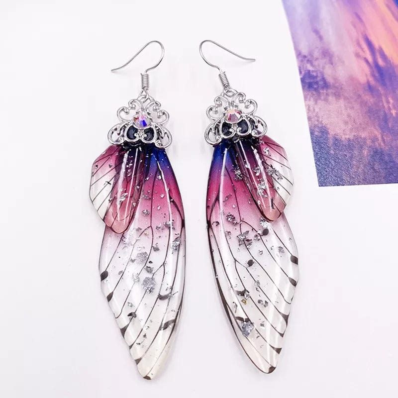 Fairy Wing Statement Earrings