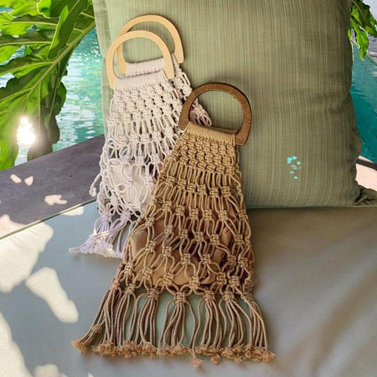 Fia Handmade Woven Rope Bag