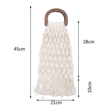 Fia Handmade Woven Rope Bag