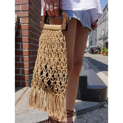 Fia Handmade Woven Rope Bag