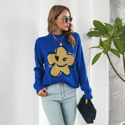 Flower Power Knit Sweater