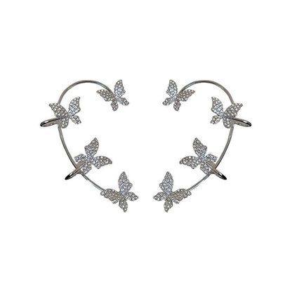 Fly Away Butterfly Cuff Earrings