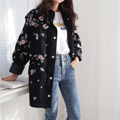 Gardenia Embroidery Coat