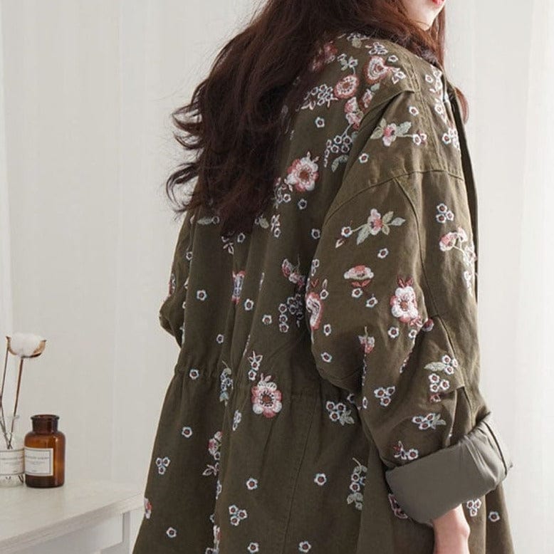 Gardenia Embroidery Coat