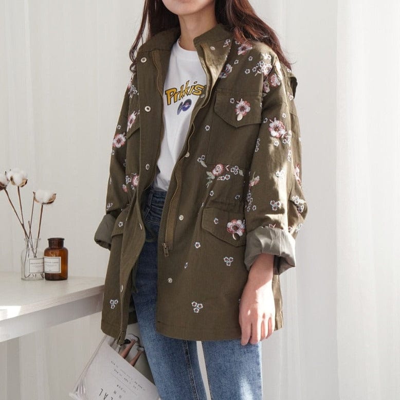 Gardenia Embroidery Coat