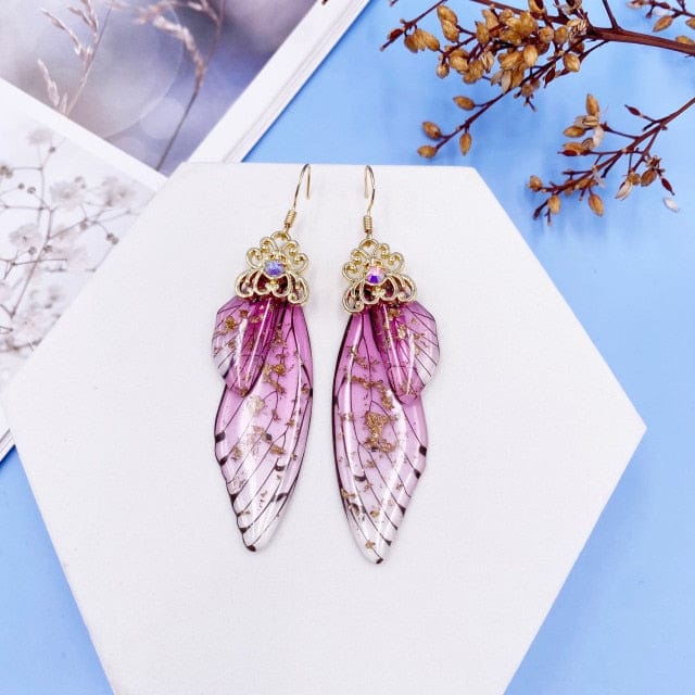 Fairy Wings Earrings Colorful Edition