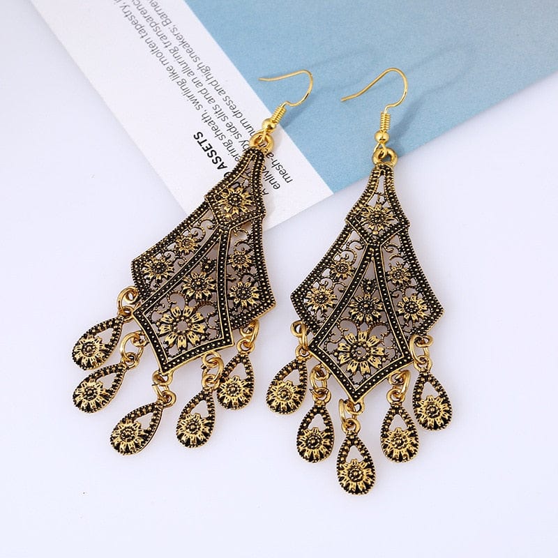 Art Nouveau Dangling Earrings