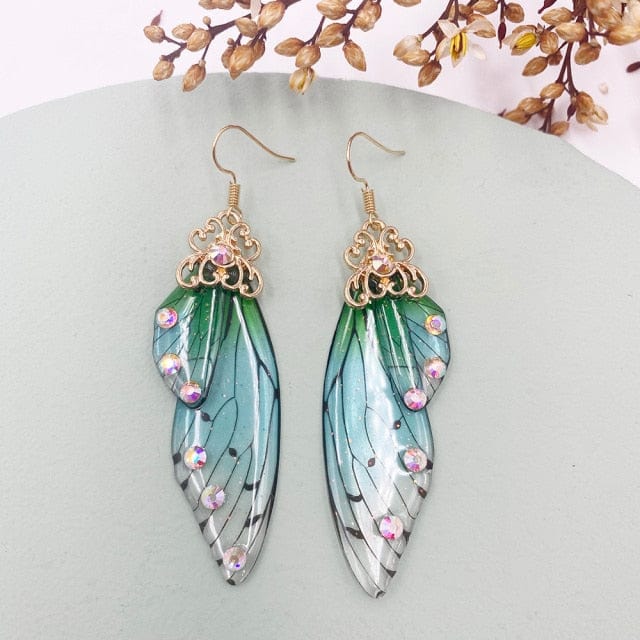 Fairy Wings Earrings Colorful Edition