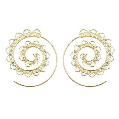 Gypsy Tribal Swirl Earrings