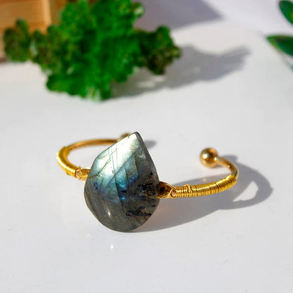 Labradorite Rain Drop Bracelet