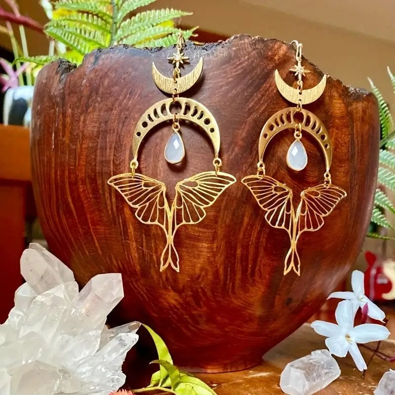 Luna Moth Earrings