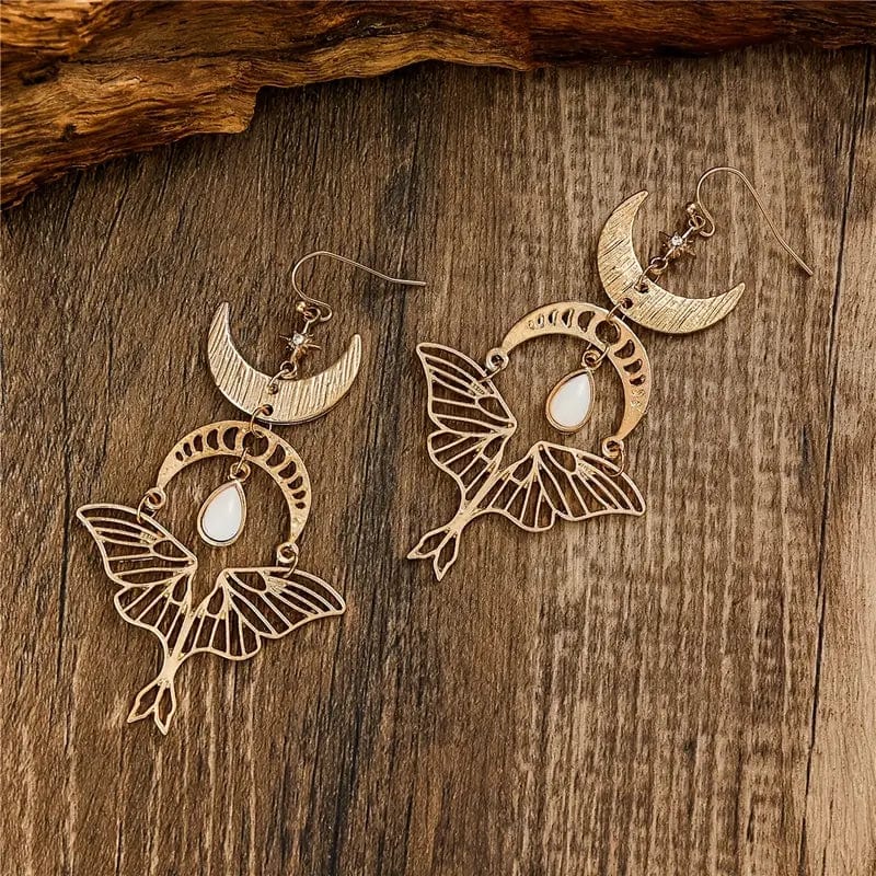 Luna Moth Earrings