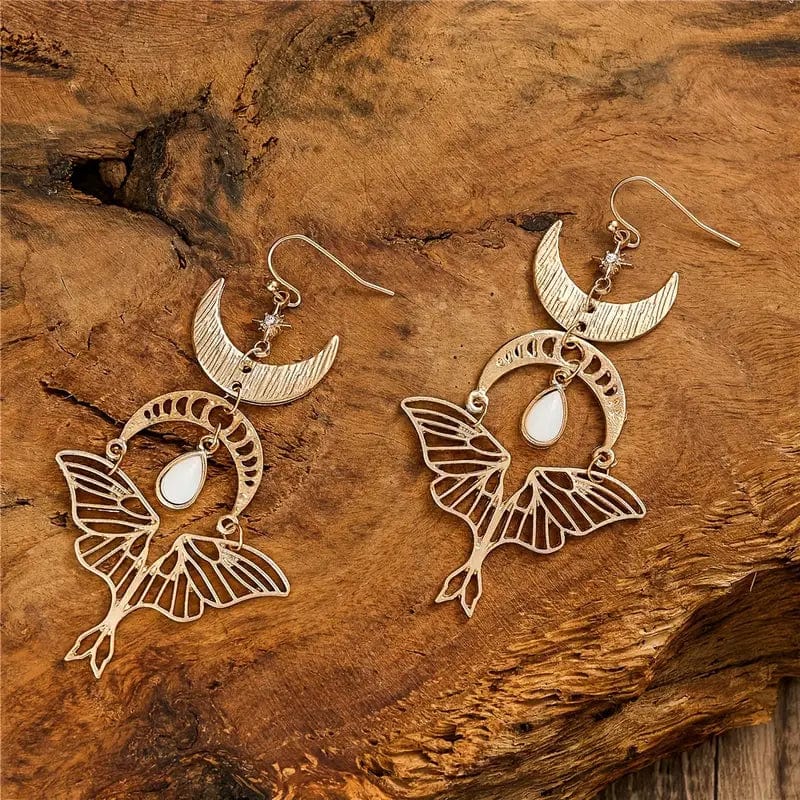 Luna Moth Earrings