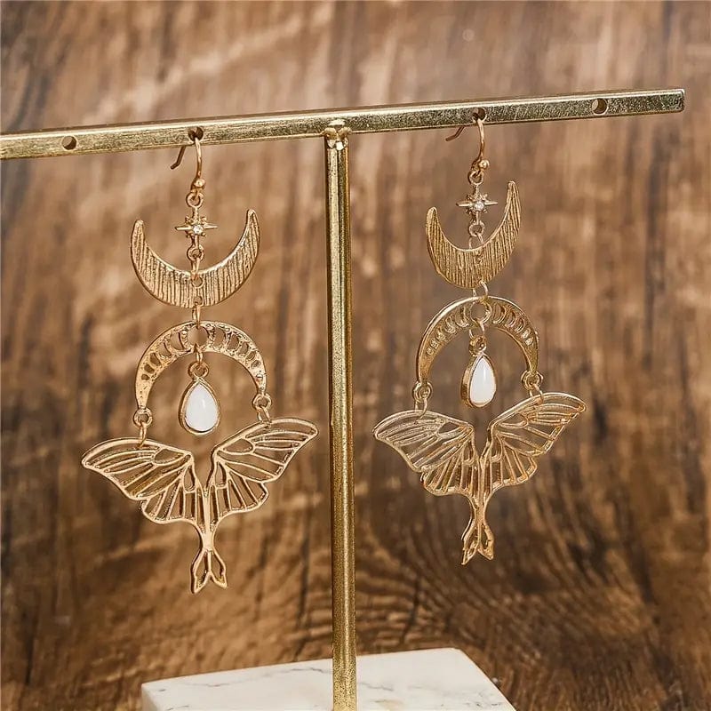 Luna Moth Earrings