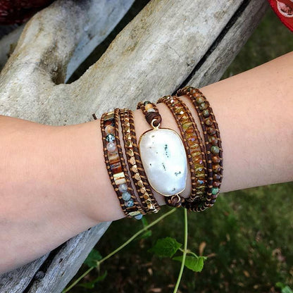 Natural Stones Boho Bracelet