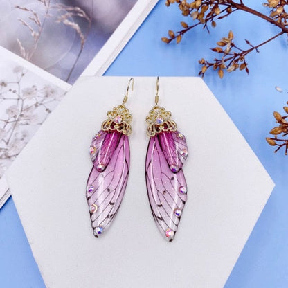 Fairy Wings Earrings Colorful Edition