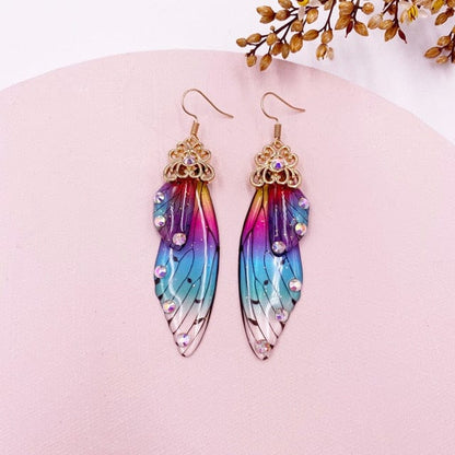 Fairy Wings Earrings Colorful Edition