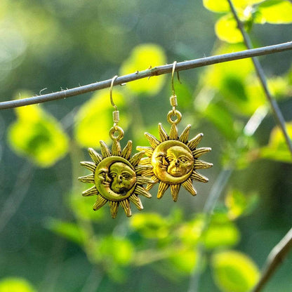 Sun and Moon Earrings