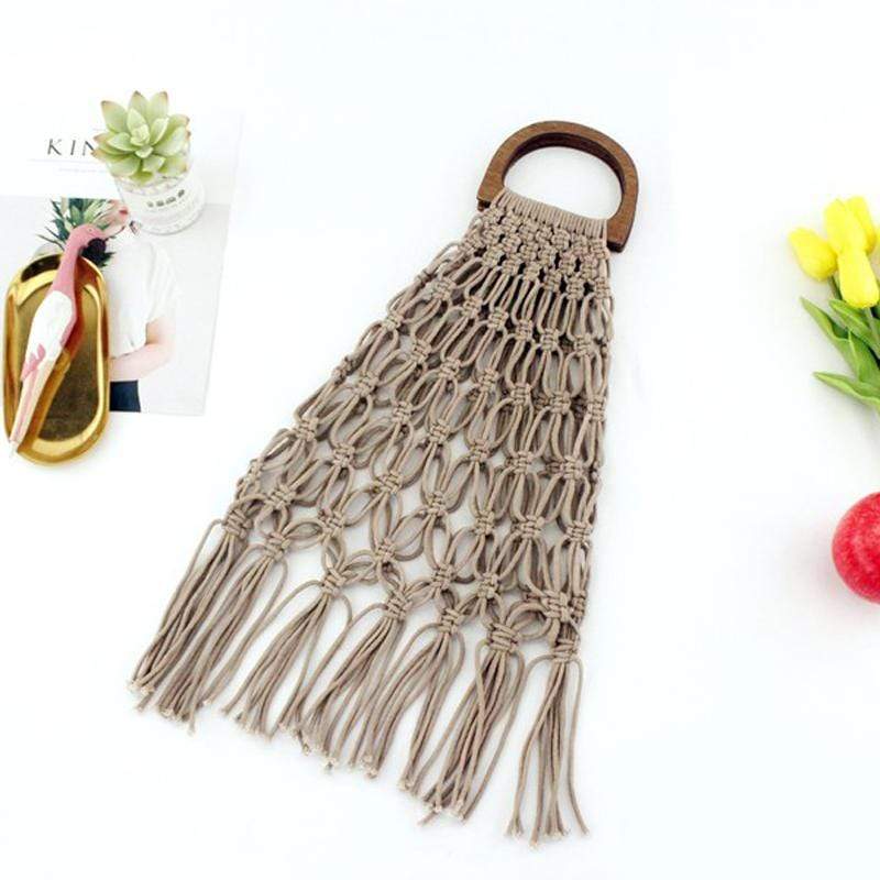 Fia Handmade Woven Rope Bag