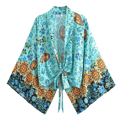 Athena Boho Cropped Kimono