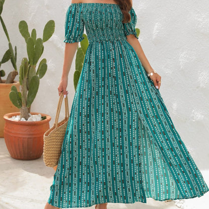 Gypsy Dreamer Off Shoulder Maxi Dress