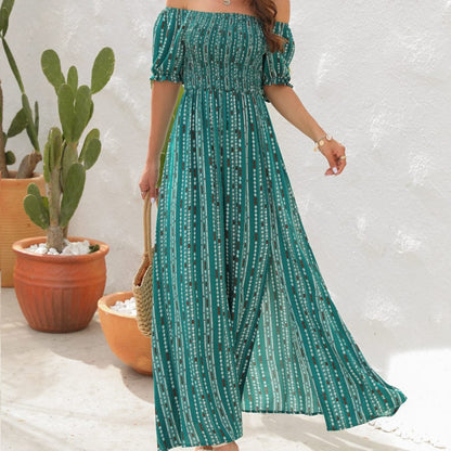 Gypsy Dreamer Off Shoulder Maxi Dress