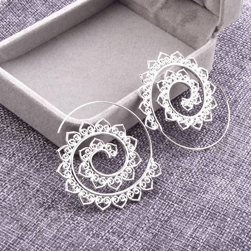 Gypsy Tribal Swirl Earrings